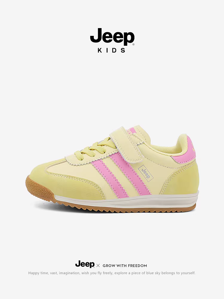 Giày trẻ em Jeep giày nữ mùa thu 2025 kiểu mới giày Forrest Gump nữ nhẹ nhàng đế mềm giày thể thao trẻ em