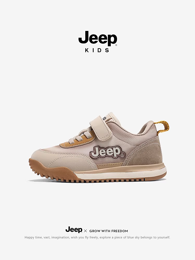 Giày trẻ em Jeep, giày thể thao nam bé trai, giày mùa thu mới 2024, giày nhẹ, giày thể thao trẻ em, giày tập mùa xuân thu cho bé gái