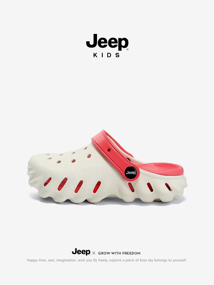Dép quai ngang mùa hè kiểu dáng bãi biển và sông cho bé gái Jeep, mẫu mới hè 2025, kiểu kín mũi, chống trơn trượt.