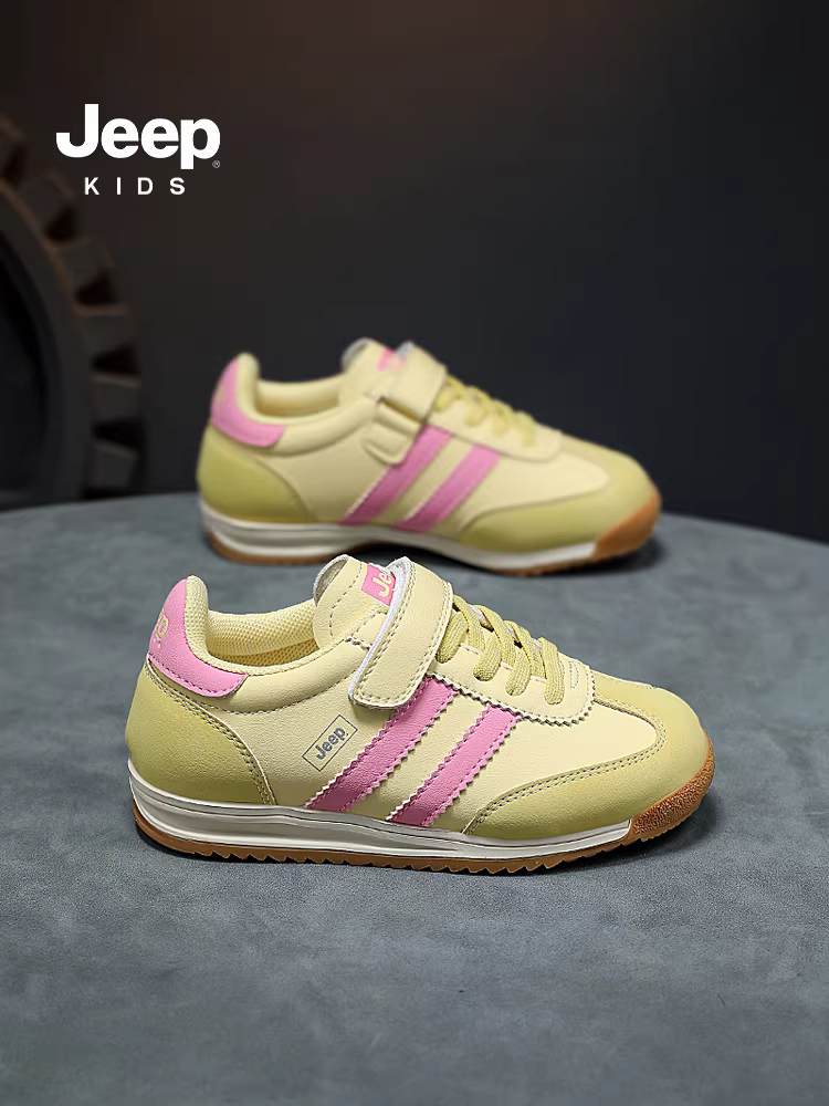 Giày trẻ em Jeep giày nữ mùa thu 2025 kiểu mới giày Forrest Gump nữ nhẹ nhàng đế mềm giày thể thao trẻ em