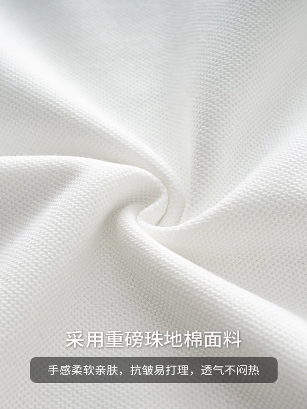 【Piqué Cotton】Áo sơ mi POLO nửa khóa kéo hạng nặng dành cho nam, tay ngắn, mùa hè, cảm giác cao cấp, áo thun có cổ dáng rộng