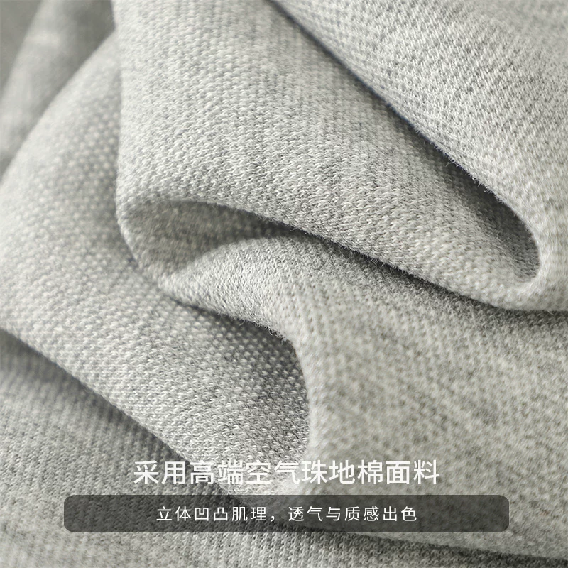 Áo len cổ tròn hạng nặng kiểu Mỹ của OMZM dành cho nam, áo chui đầu bốn sọc mùa đông, áo khoác thể thao thông thường bằng vải cotton pique
