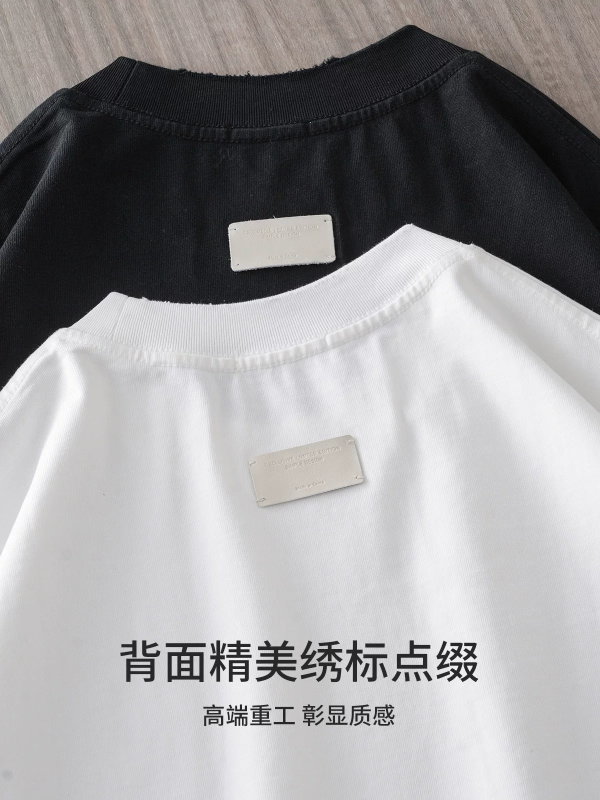 [Áo thun cổ điển cao cấp] Áo thun ngắn tay cổ điển kiểu Mỹ cổ điển, chất liệu cotton nguyên chất nặng 400G dành cho nam, áo nửa tay màu trắng tinh khiết mùa hè