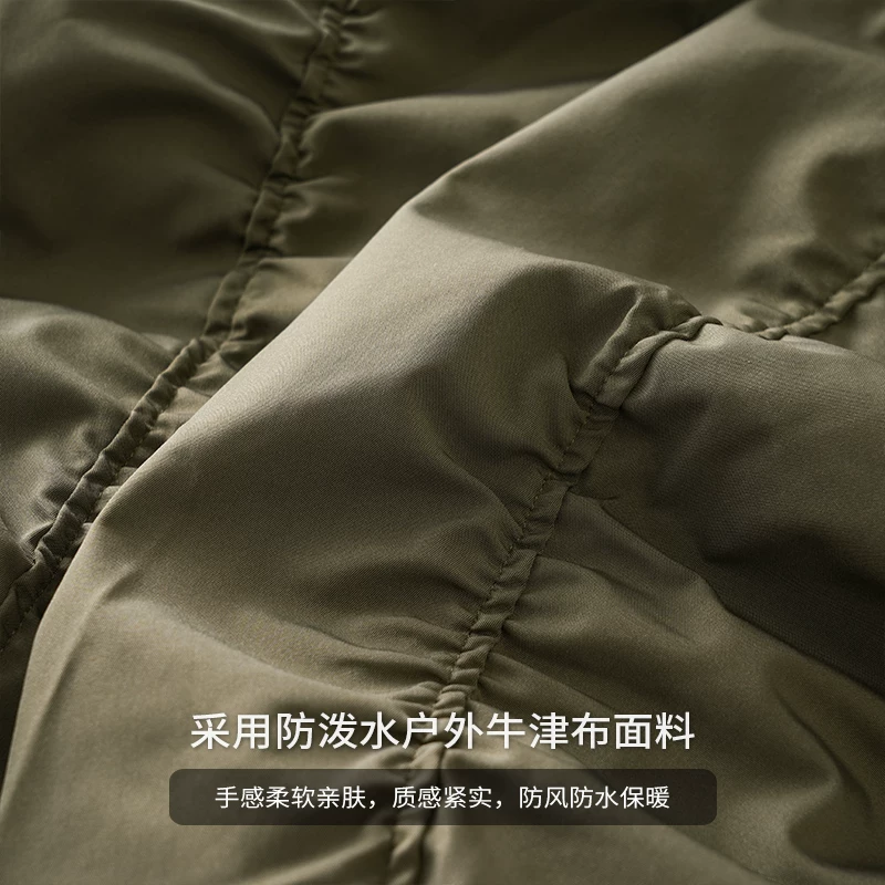 Áo khoác OMZM Harrington dành cho nam mùa đông phi công kiểu Mỹ có cổ đứng áo khoác làm việc ngoài trời áo khoác ba lớp chống thấm