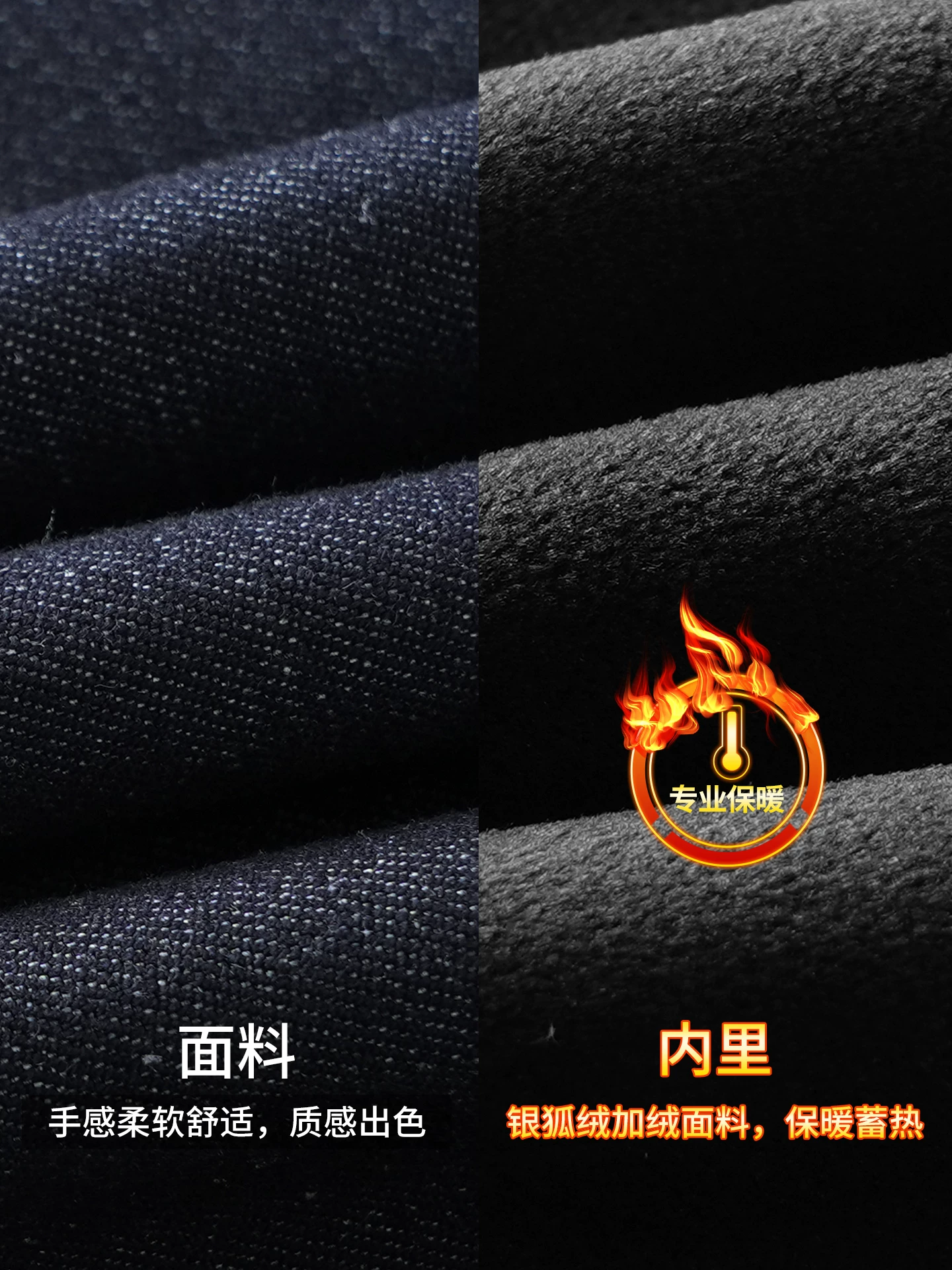 Quần thể thao ống thẳng lót lông cừu hạng nặng OMZM dành cho nam, quần ống rộng ấm áp dày dặn theo phong cách Mỹ mùa đông, quần dài thể thao màu trơn
