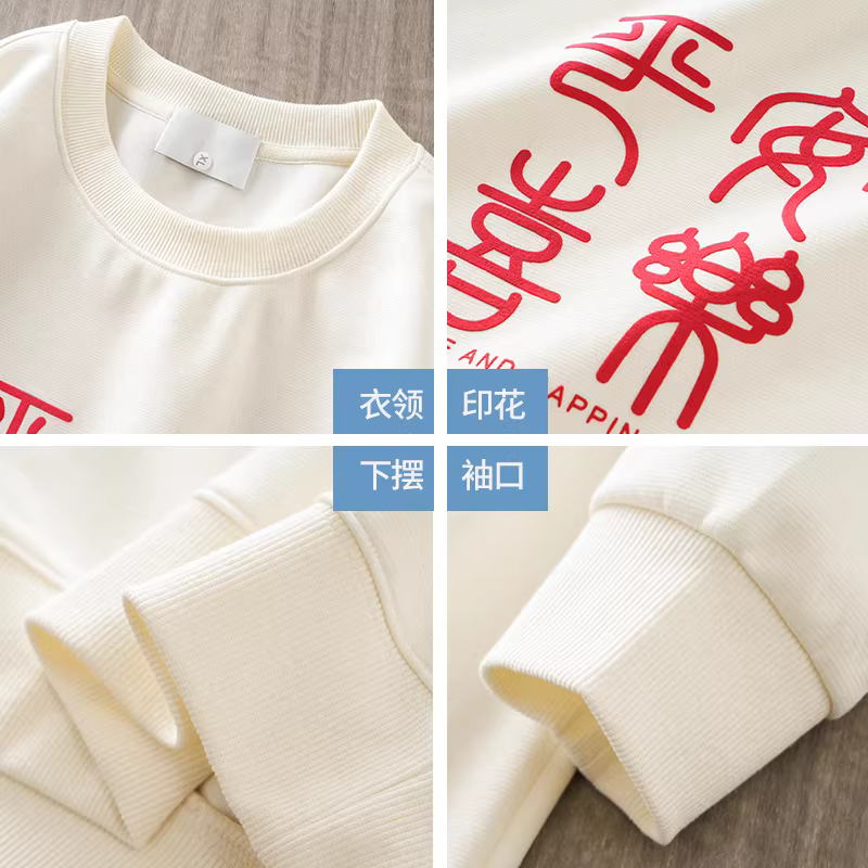 Áo thun nam OMZM360G màu đỏ đậm, năm 2025, năm con Rồng, cổ tròn, áo lót in họa tiết