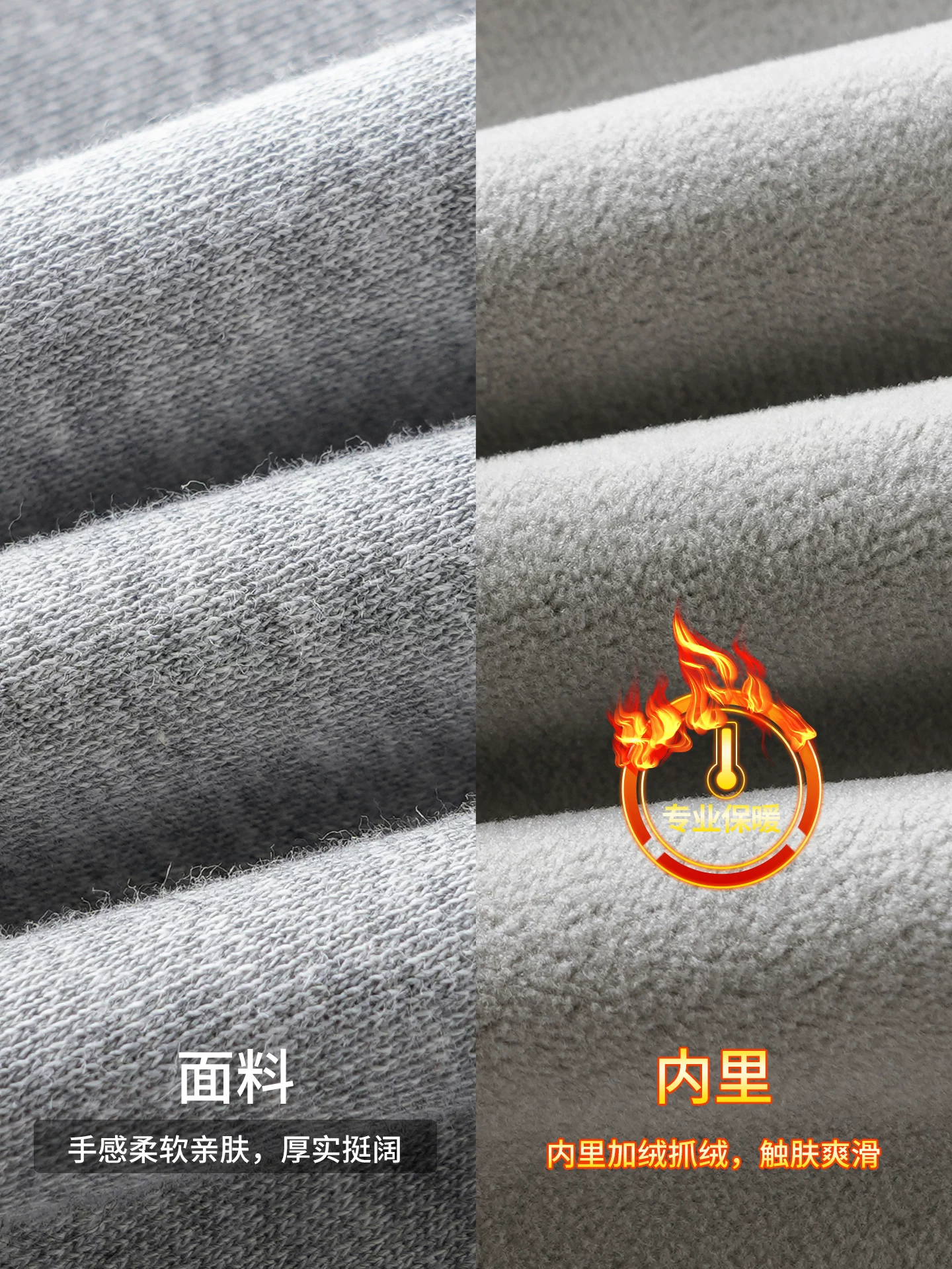 Quần thể thao ống thẳng lót lông cừu hạng nặng OMZM dành cho nam, quần ống rộng dày dặn ấm áp theo phong cách cổ điển Mỹ mùa đông, quần thể thao màu trơn