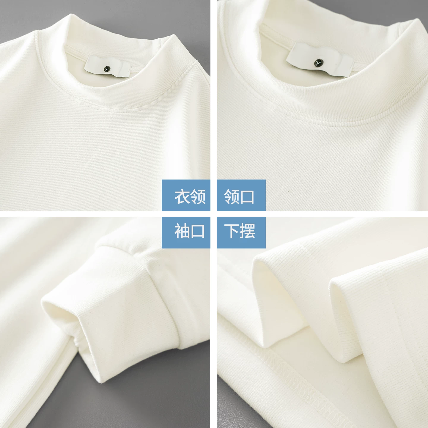 Áo sơ mi giữ nhiệt cổ cao nửa cổ OMZM dành cho nam, áo sơ mi dài tay giữ ấm tự sưởi ấm mùa thu đông với lông cừu hai mặt.