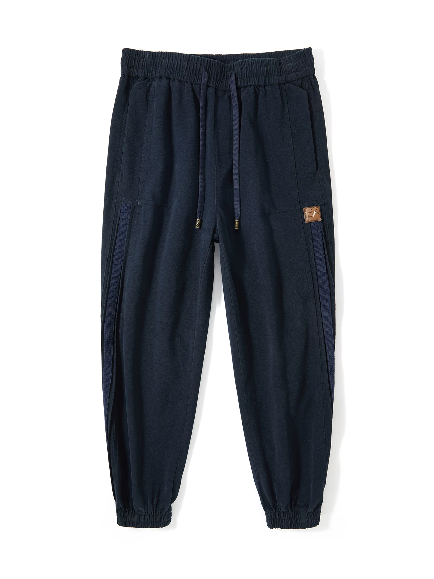 Quần jogger thể thao hạng nặng OMZM dành cho nam, quần harem phối màu phong cách retro Mỹ mùa thu, quần cargo thể thao rộng rãi, phong cách thường ngày