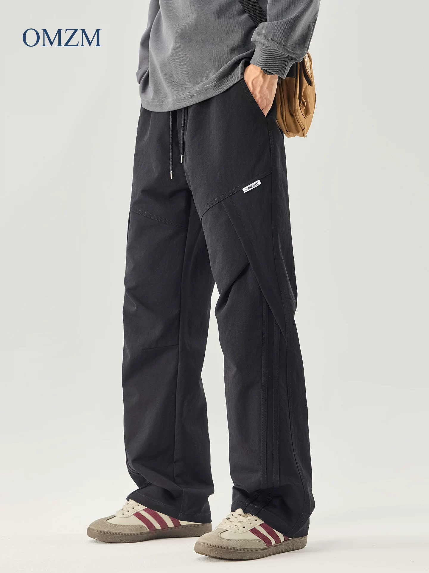 Quần chiến thuật ba lớp kiểu Mỹ OMZM dành cho nam, quần công nhân mùa thu phối màu đa năng kiểu lính dù, quần dài thẳng dáng thể thao thường ngày