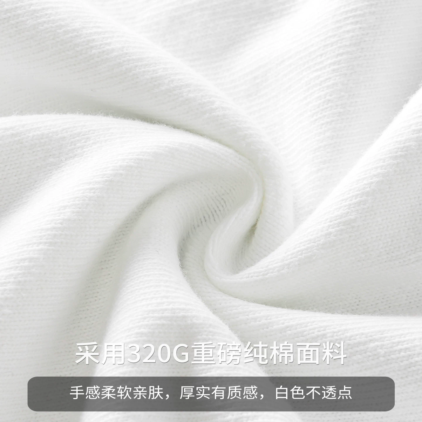 OMZM320G Áo thun cotton nguyên chất hạng nặng ngắn tay unisex mùa hè dáng rộng cổ tròn in hình phong cách Mỹ vai thường nửa tay áo