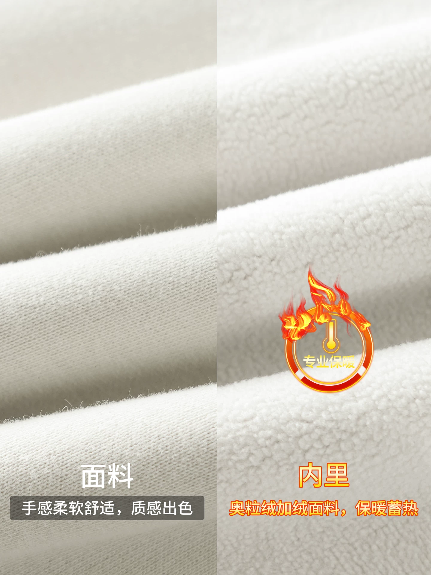 Áo nỉ dày lót lông cừu OMZM dành cho nam, áo lót giữ ấm hạng nặng phong cách Mỹ mùa đông, áo chui đầu cổ tròn thêu đơn giản.