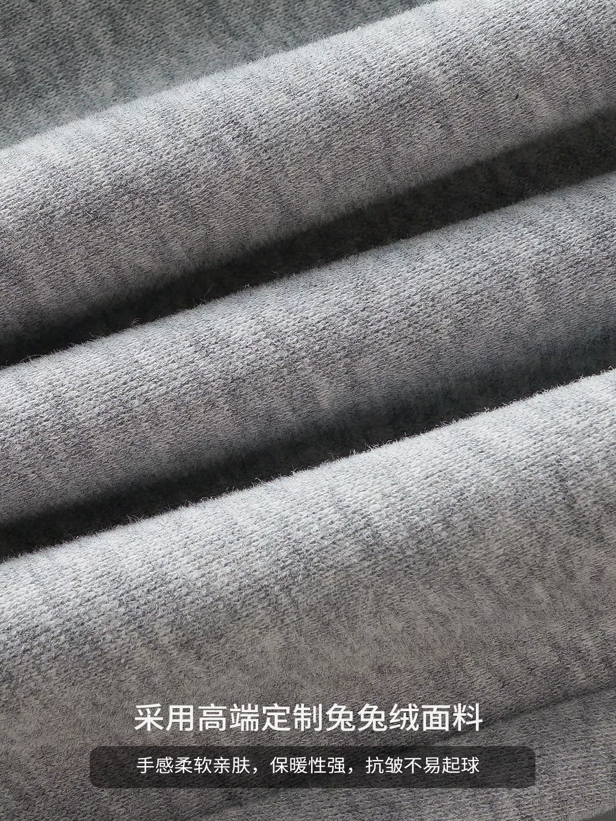 Quần jogger lông thỏ hạng nặng kiểu Mỹ của OMZM dành cho nam, mùa thu đông 2024, lót lông cừu, dày dặn, quần thể thao dáng rộng, phong cách thường ngày