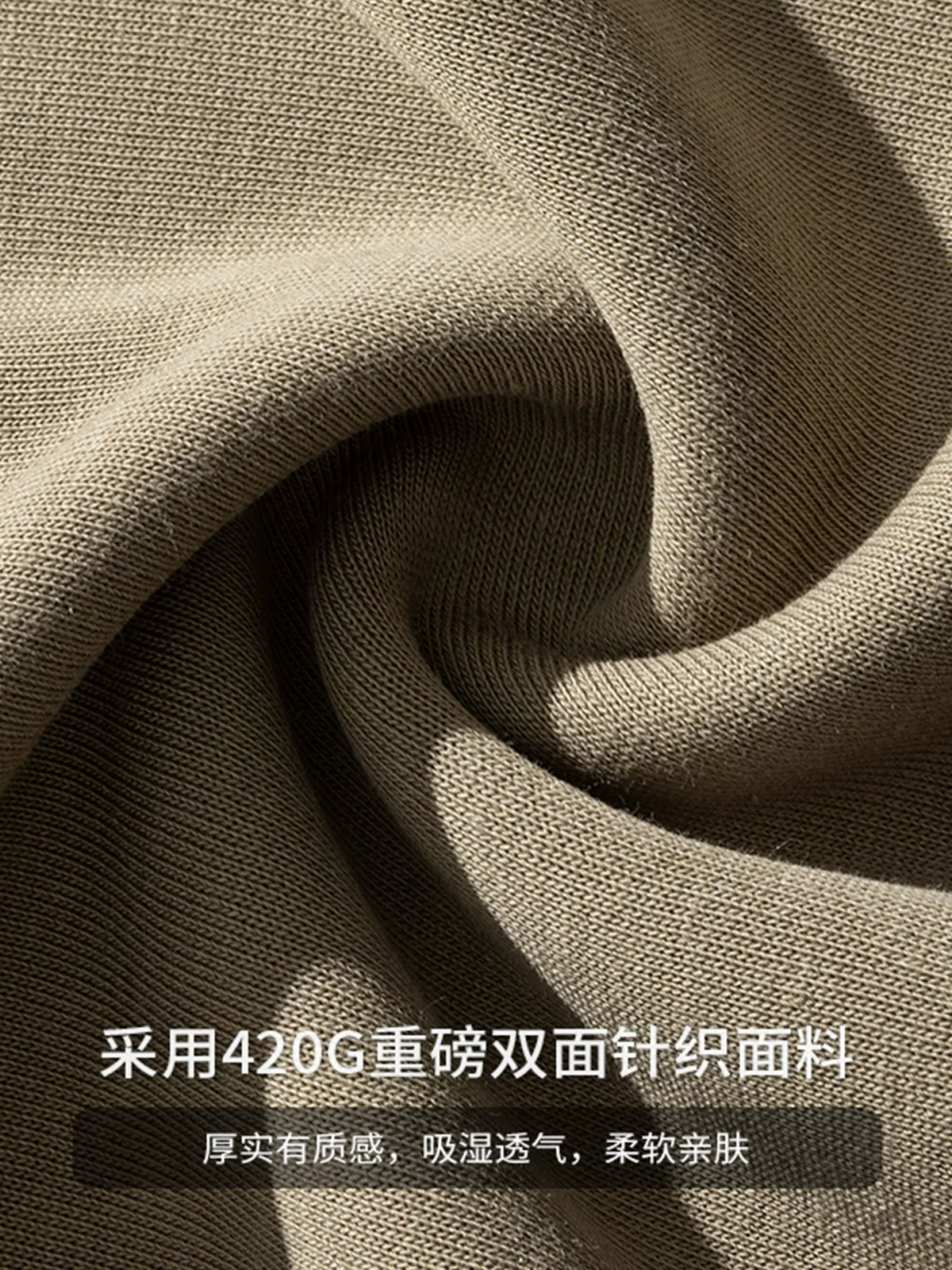 Áo len cổ tròn hạng nặng OMZM420G dành cho nam, áo thun thêu thương hiệu hợp thời trang phong cách Mỹ mùa xuân thu, áo khoác dài tay dáng rộng