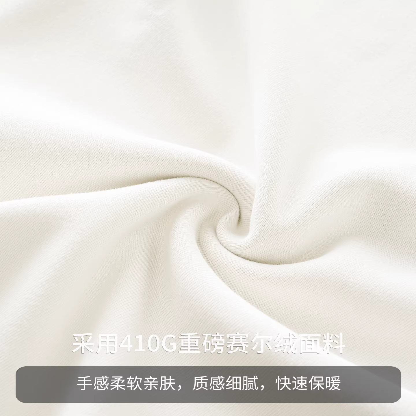 Áo thun dài tay hạng nặng OMZM410G dành cho nam, áo len cổ tròn dáng rộng kiểu Mỹ, áo lót màu trơn ấm áp.