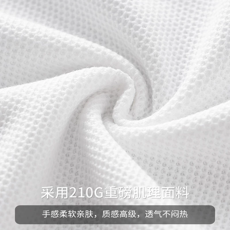 Áo thun ngắn tay giả hai mảnh hạng nặng OMZM210G dành cho nam, áo thun dệt kim cao cấp mùa hè có cổ tròn nửa tay màu tương phản