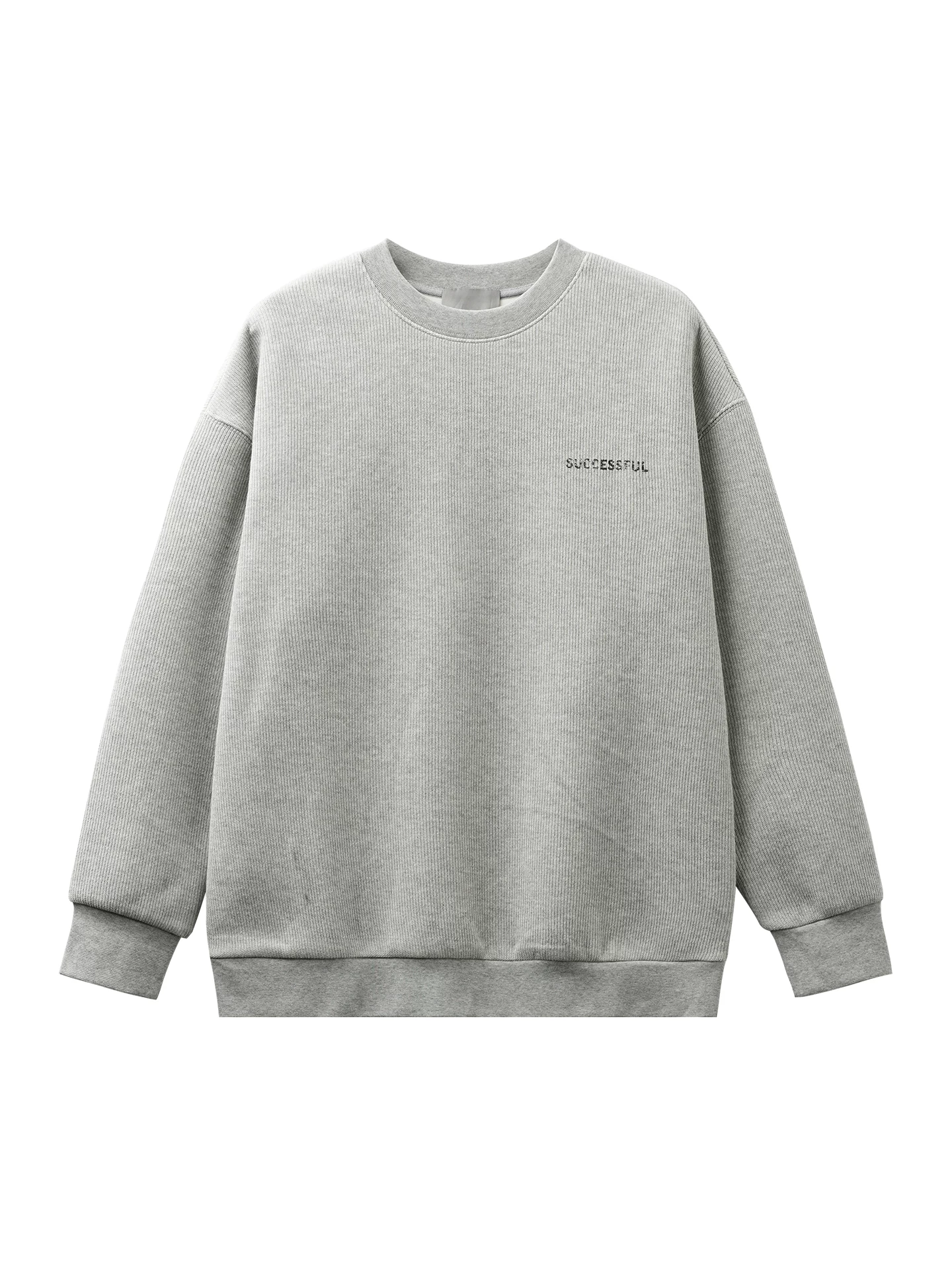 Áo nỉ lông cừu hạng nặng OMZM dành cho nam, áo sơ mi lót bên trong dày dặn ấm áp mùa đông có in chữ cleanfit