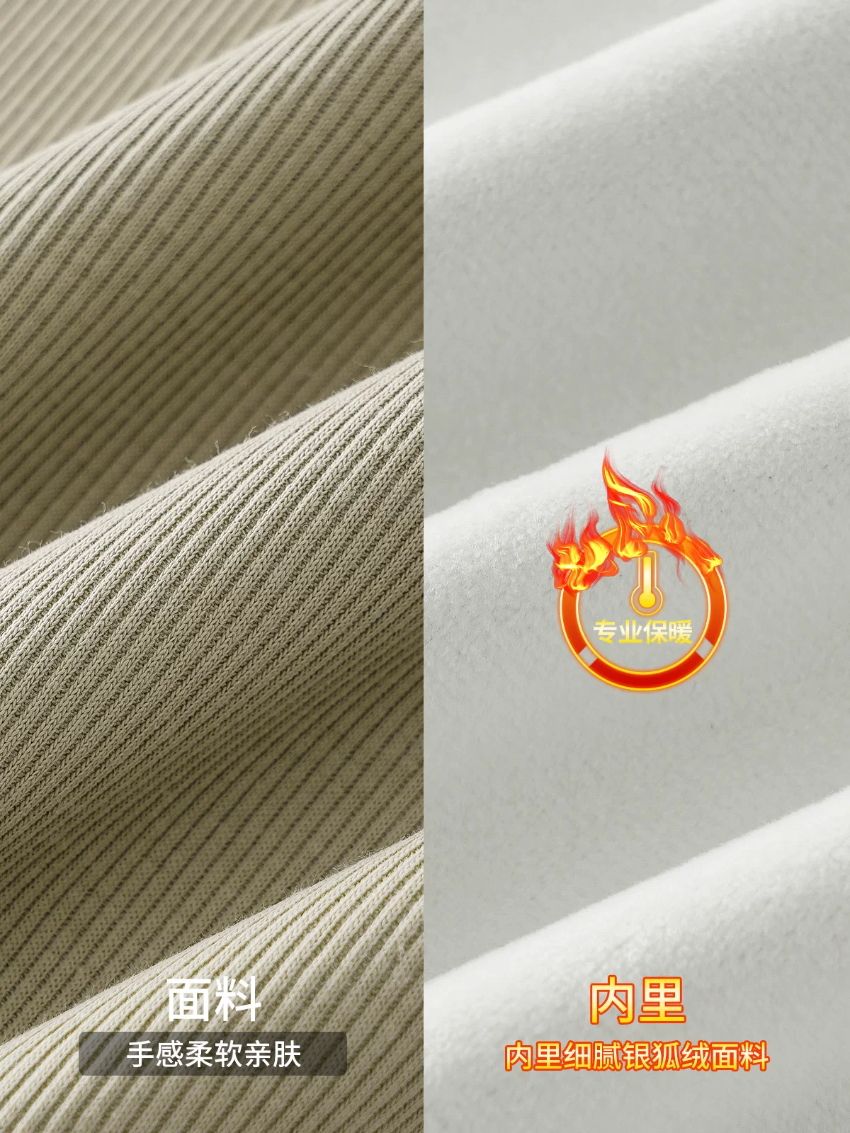 Áo len cổ tròn nhung bạc hạng nặng OMZM400G dành cho nam, áo sơ mi dài tay màu trơn phong cách cổ điển Mỹ mùa thu đông