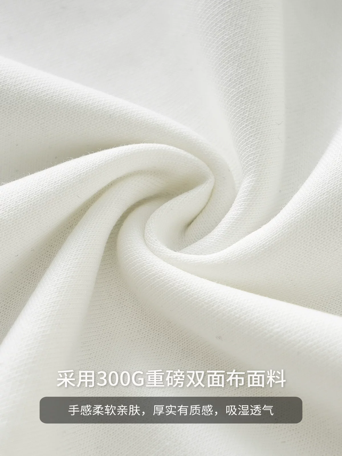 [In nhãn nhỏ] Áo thun ngắn tay hạng nặng 300G kiểu Mỹ dành cho nam, áo sơ mi cổ tròn nửa tay dáng rộng mùa hè dành cho cặp đôi