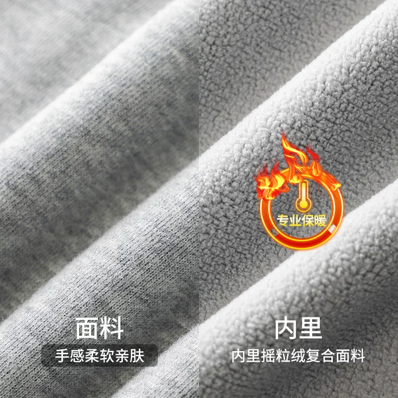 Áo nỉ OMZM kiểu Mỹ 460G dày dặn dành cho nam, áo hoodie lót lông mùa thu đông, áo khoác thêu họa tiết cặp đôi phong cách thường ngày