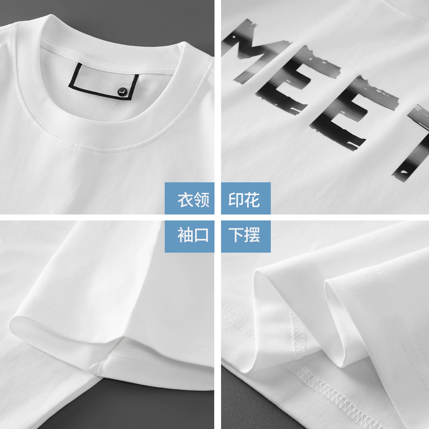 Áo thun cotton OMZM 50 chiếc dành cho nam, áo thun ngắn tay mát mẻ mùa hè kiểu dáng Mỹ in hình nửa tay áo thường xuyên dành cho nữ