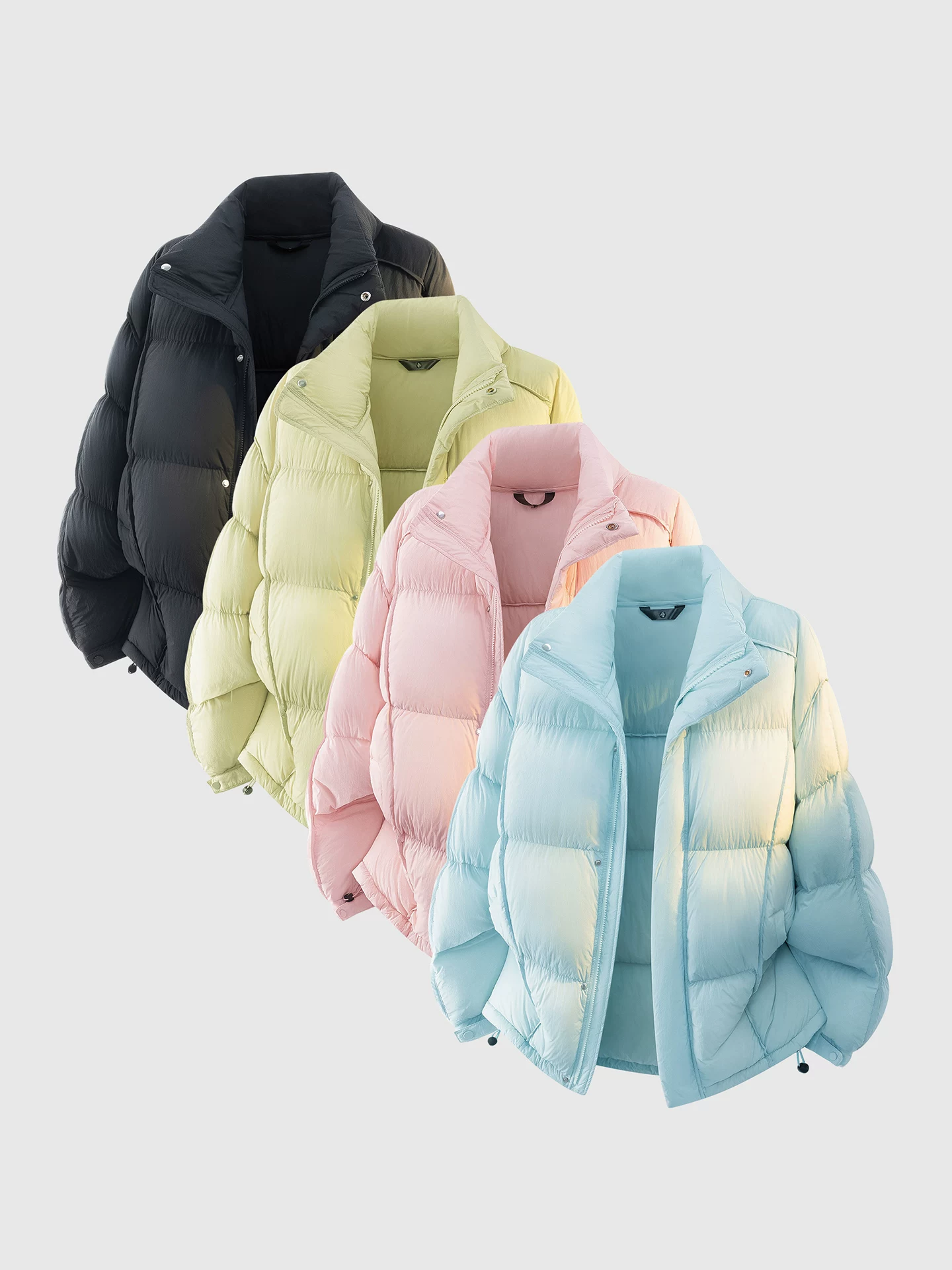 Áo khoác nam cổ đứng OMZM mùa đông 2025 mới, áo khoác bông giữ ấm chống lạnh ngoài trời, dày dặn, cỡ lớn