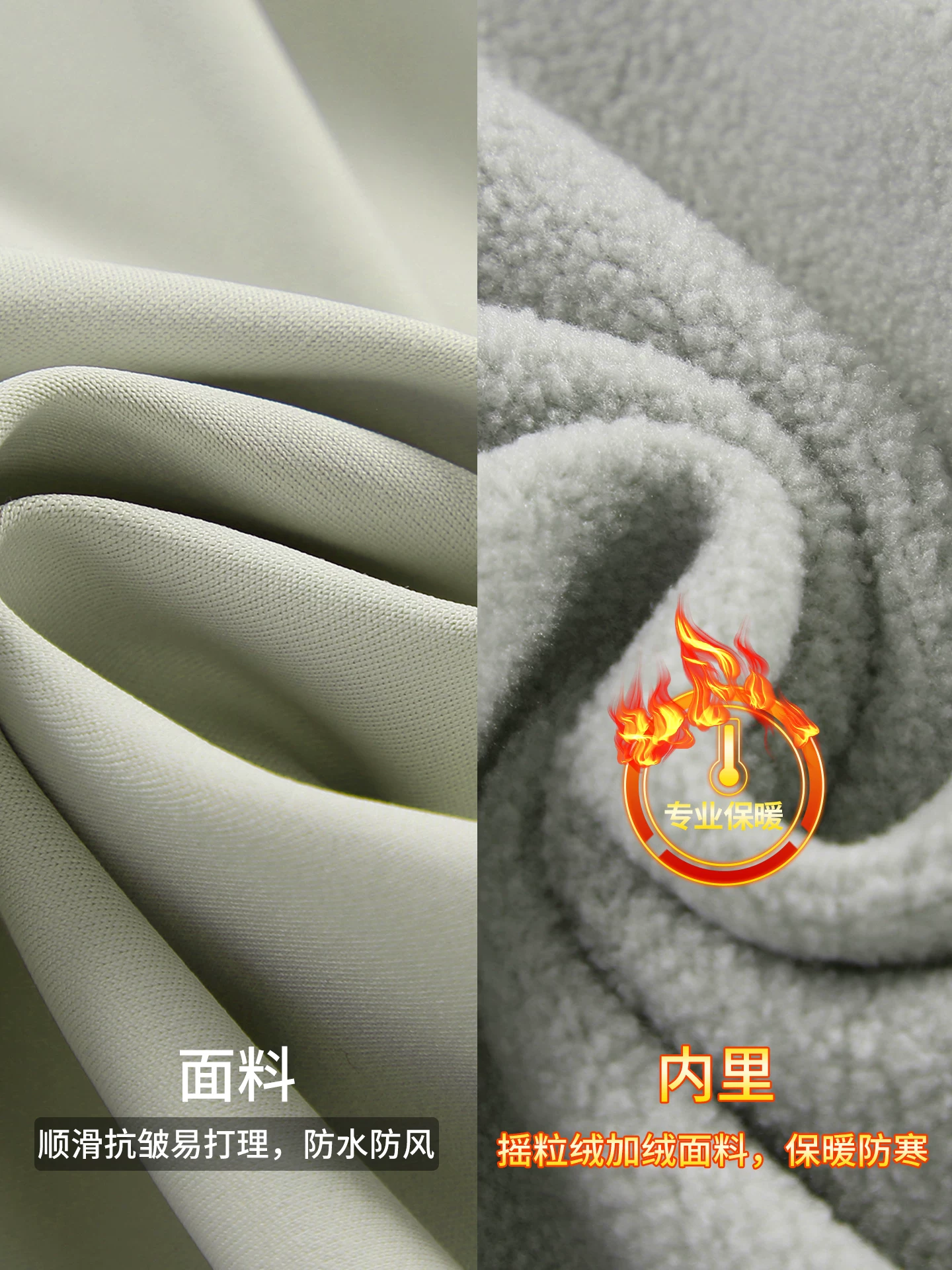 Áo khoác ba lớp OMZM, áo khoác cotton dành cho nam, áo khoác công sở mùa đông kiểu Mỹ, có lớp lót lông cừu, giữ ấm, có mũ trùm đầu.