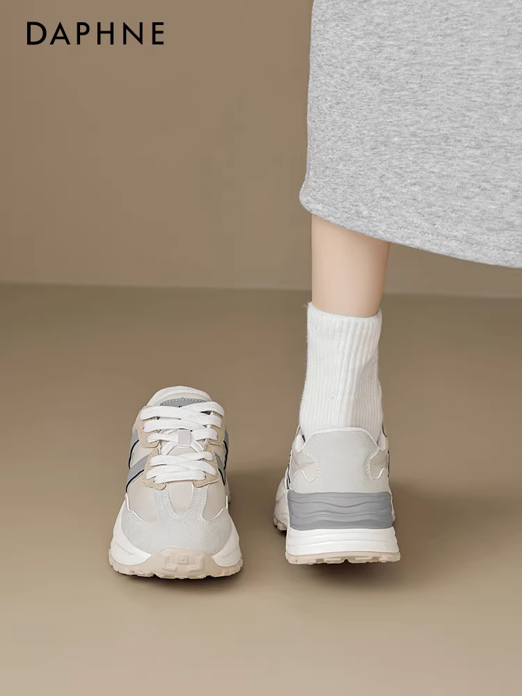 Giày thể thao nữ đế mềm Daphne Slim Waist New Ballet Training, đế dày, kiểu dáng thể thao, mùa xuân 2026