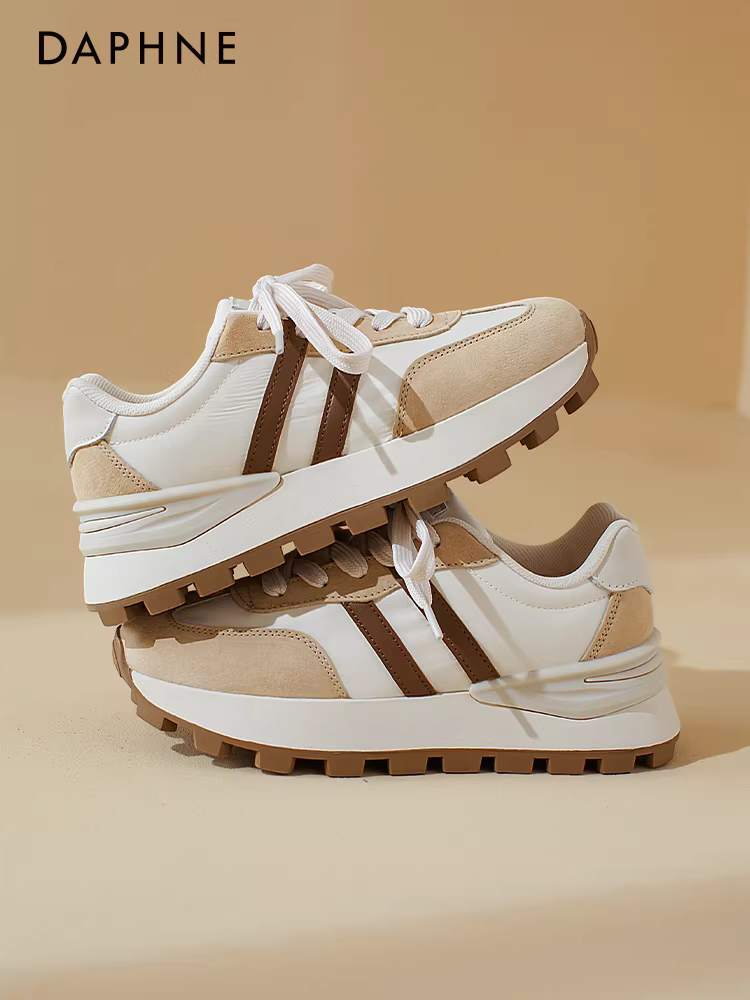 Giày tập múa ba lê Daphne dành cho nữ, mẫu mới thu đông 2025, kiểu dáng thời trang, thiết kế ôm dáng, giày thể thao phong cách dad.