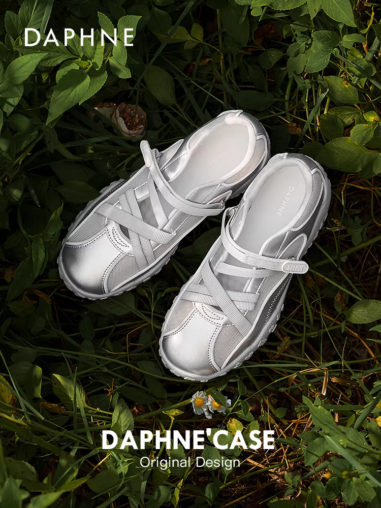 Giày tập múa ba lê Daphne, dép thể thao nữ, giày bệt bạc mới 2025, giày Mary Jane mùa hè thoáng khí dành cho nữ