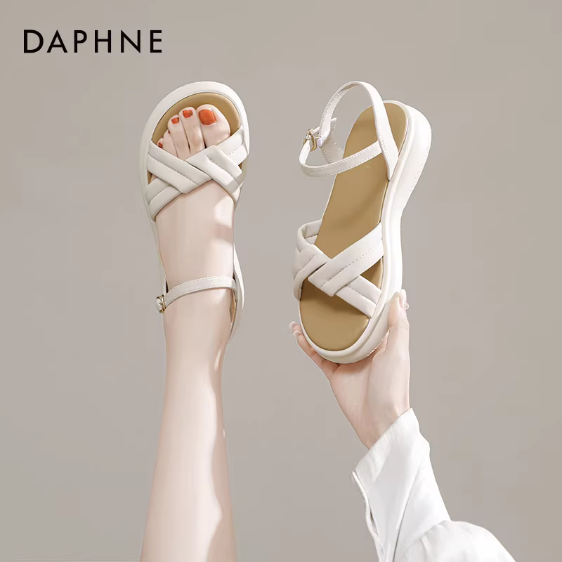 Dép Daphne nữ, kiểu mới hè 2025, dép bệt nữ, dép thể thao đế dày đi biển, đi ngoài trời.