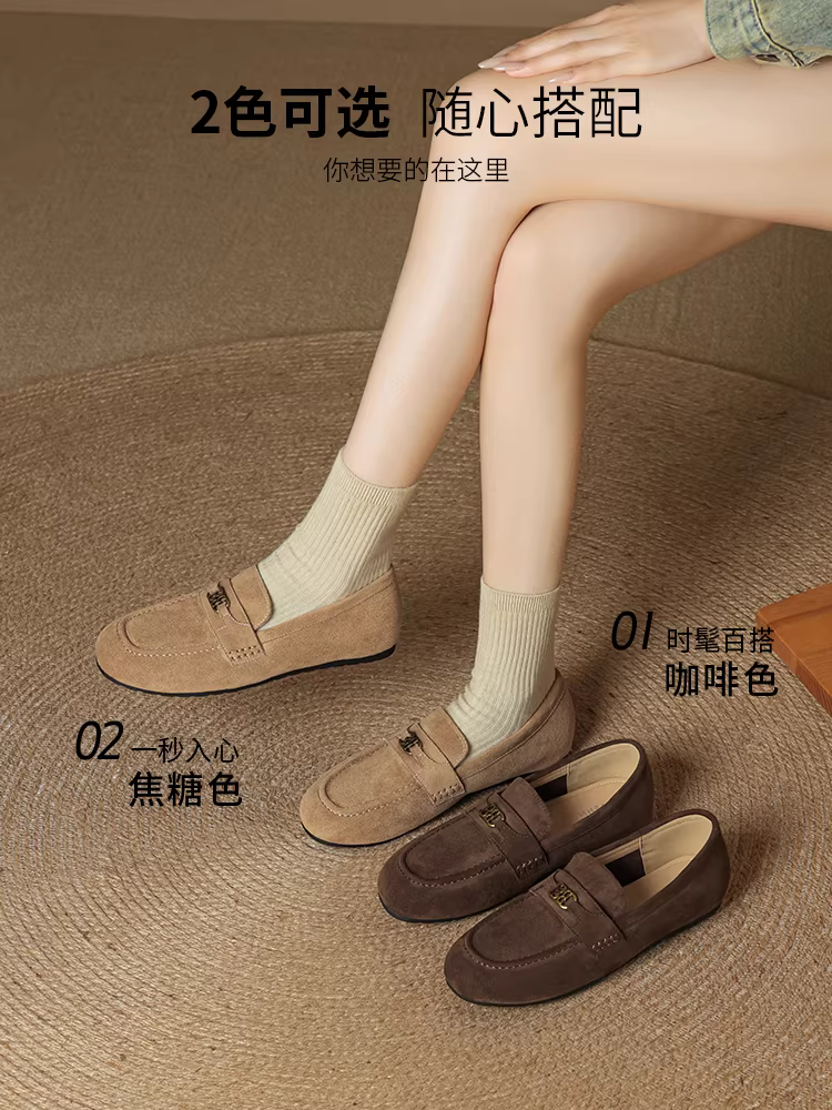 Giày Daphne retro Birkenstock nữ 2025 kiểu thu mới phong cách cổ điển sang trọng, giày lười đế mềm, giày bầu, kiểu xỏ ngón