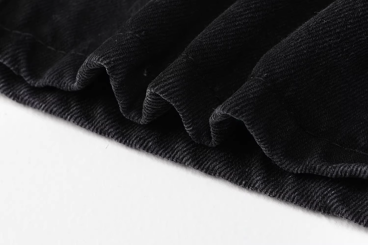 Váy denim dáng chữ A cao cấp phong cách retro Mỹ, lưng cao, eo thun, dài qua gối, thanh lịch, dành cho nữ