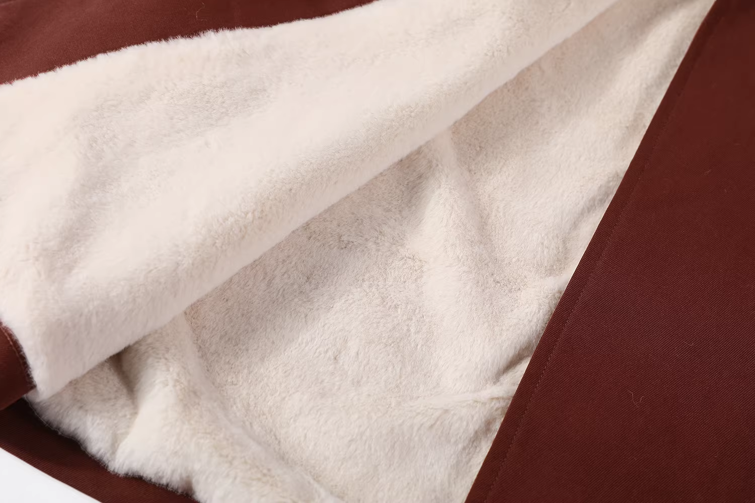 Áo khoác cổ đứng dày dặn kiểu Hàn Quốc dành cho nữ, mẫu mới mùa đông mang phong cách cao cấp, áo khoác dài trung bình lót lông cừu.