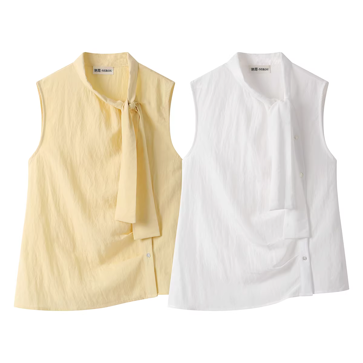 Áo ba lỗ nữ kiểu dáng ôm sát phong cách Pháp, áo trễ vai thanh lịch và đẹp mắt lấy cảm hứng từ trà mùa hè.