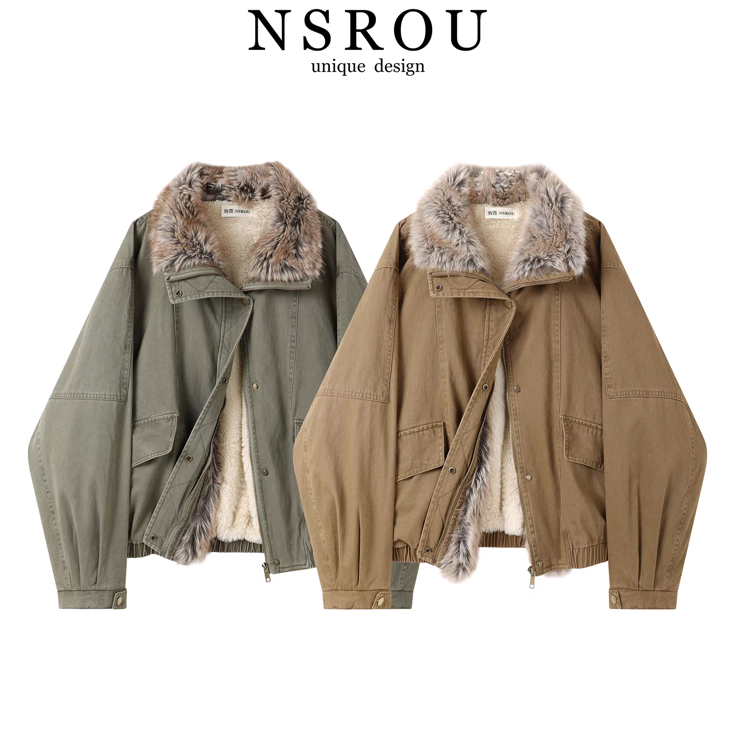 Áo khoác cotton denim kiểu dáng cổ điển kiểu Mỹ dành cho phụ nữ nhỏ nhắn, áo khoác parka giảm tuổi hợp thời trang mùa đông