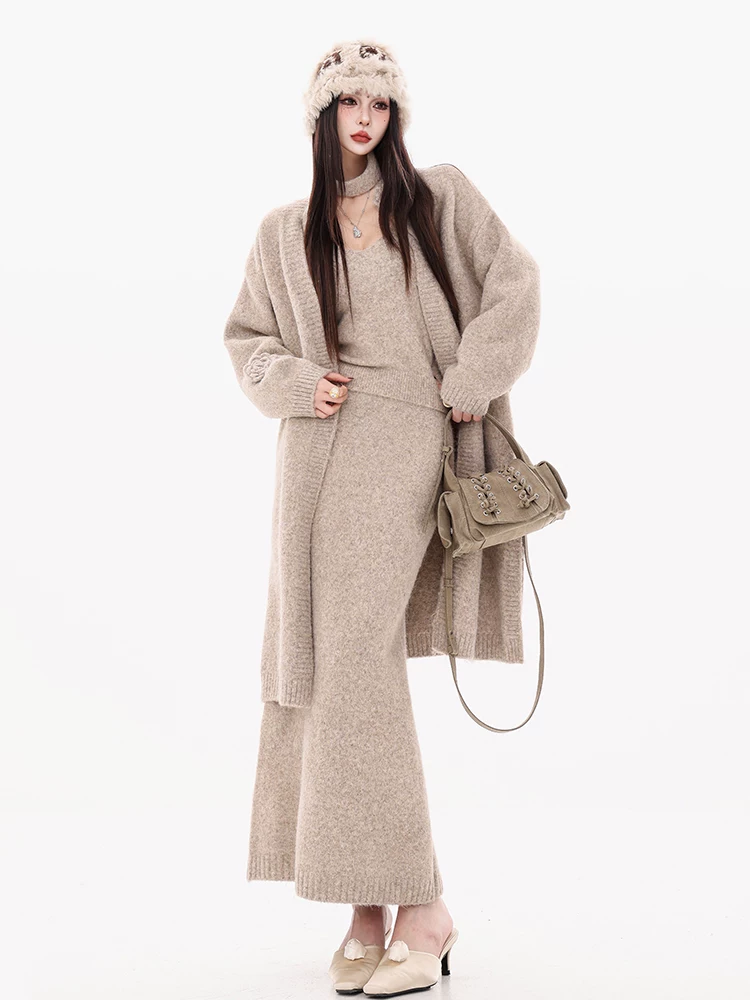 Túi xách nữ đa năng phong cách hoang tàn nguyên bản của ABWEAR, túi đeo vai đi làm thiết kế dây buộc năm 2024
