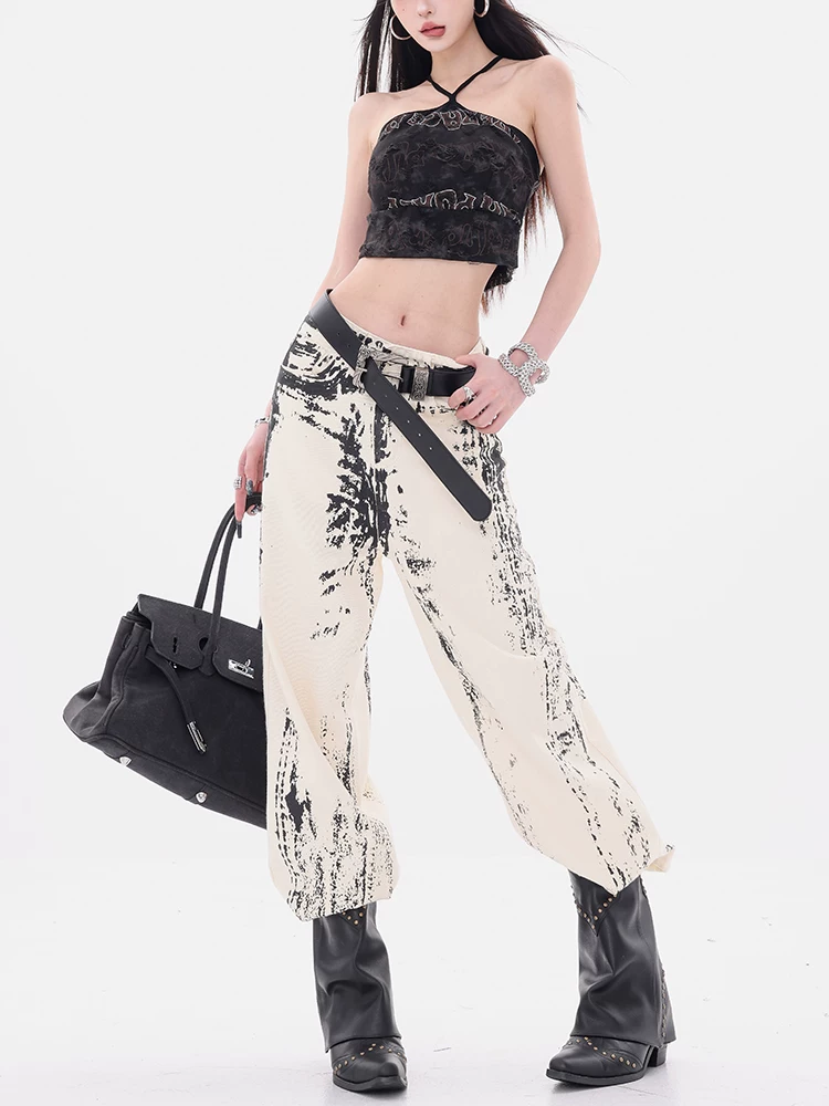 Quần Jeans Nữ Phong Cách Hot Girl Tây Phương - Thiết kế Mỹ cổ điển, kiểu dáng ôm dáng, cạp cao, ống thẳng