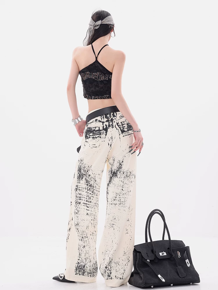 Quần Jeans Nữ Phong Cách Hot Girl Tây Phương - Thiết kế Mỹ cổ điển, kiểu dáng ôm dáng, cạp cao, ống thẳng