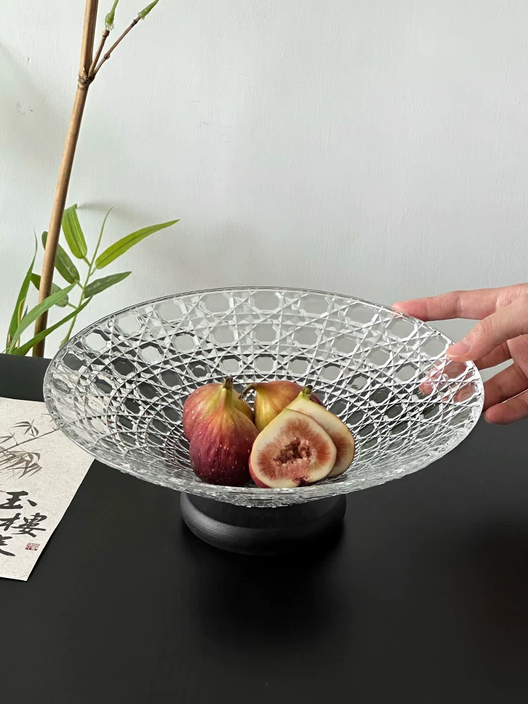 Đĩa trái cây kiểu Trung Quốc có họa tiết đá quý, khay đựng cam bergamot cổ điển, đĩa trưng bày trái cây và đồ ăn nhẹ, đĩa sáng tạo.