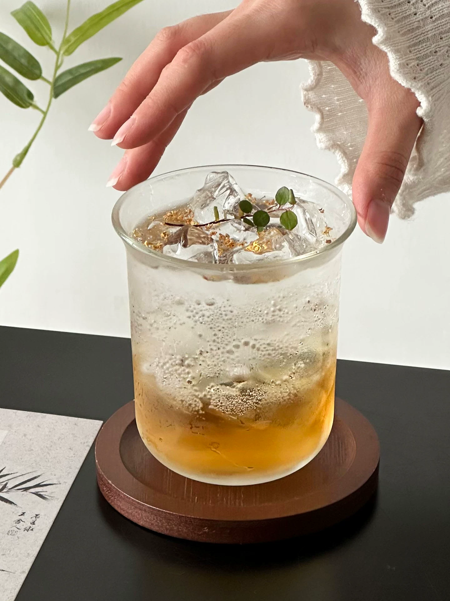 Cốc thủy tinh trong suốt đơn giản và cao cấp, cốc cà phê kiểu Mỹ, cốc latte, cốc đựng đồ uống, cốc đựng nước trái cây, cốc đựng đồ uống dung tích lớn