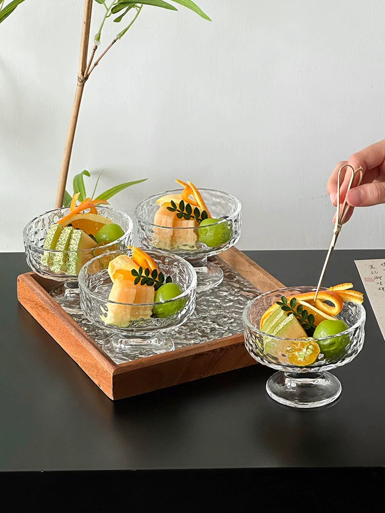 Bộ đĩa trái cây phong cách Trung Hoa, khay trà cao cấp, khay tráng miệng trà chiều tinh tế.
