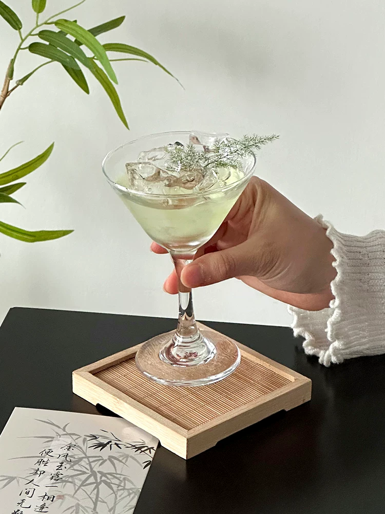Cốc cocktail Martini kiểu Nhật, cốc trà và rượu cao cấp, cốc uống nhẹ, cốc pha chế, ly cao, cốc thủy tinh.