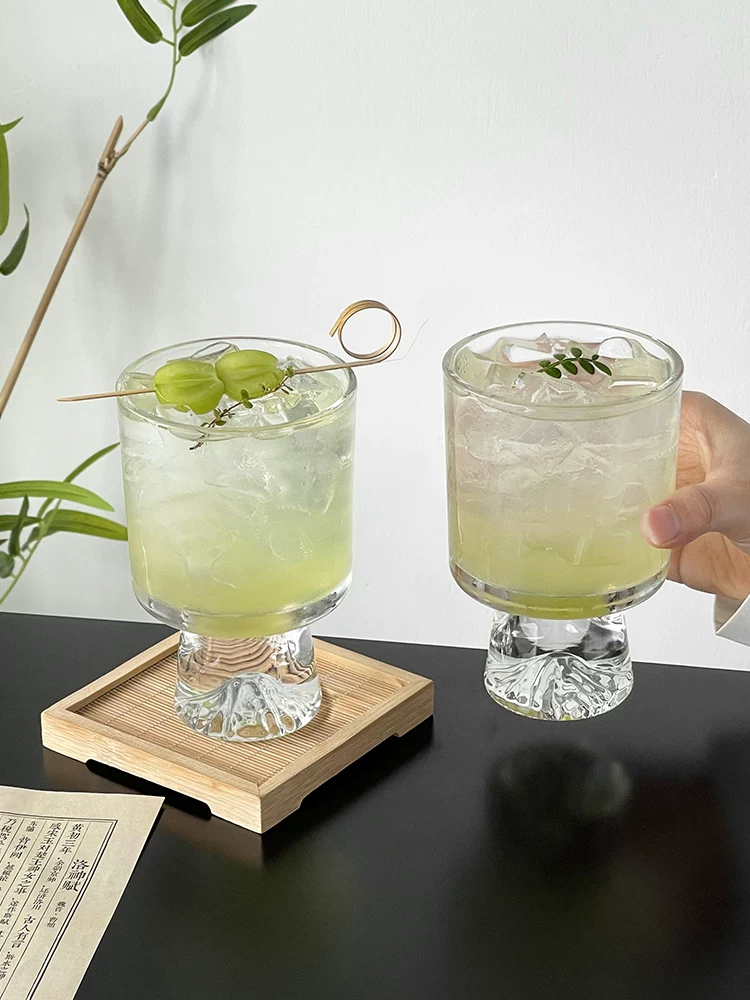 Ly thủy tinh phong cách cổ điển Trung Quốc, ly rượu cổ điển độc đáo, ly rượu cao cấp, ly nước ép, ly đồ uống, ly cà phê.
