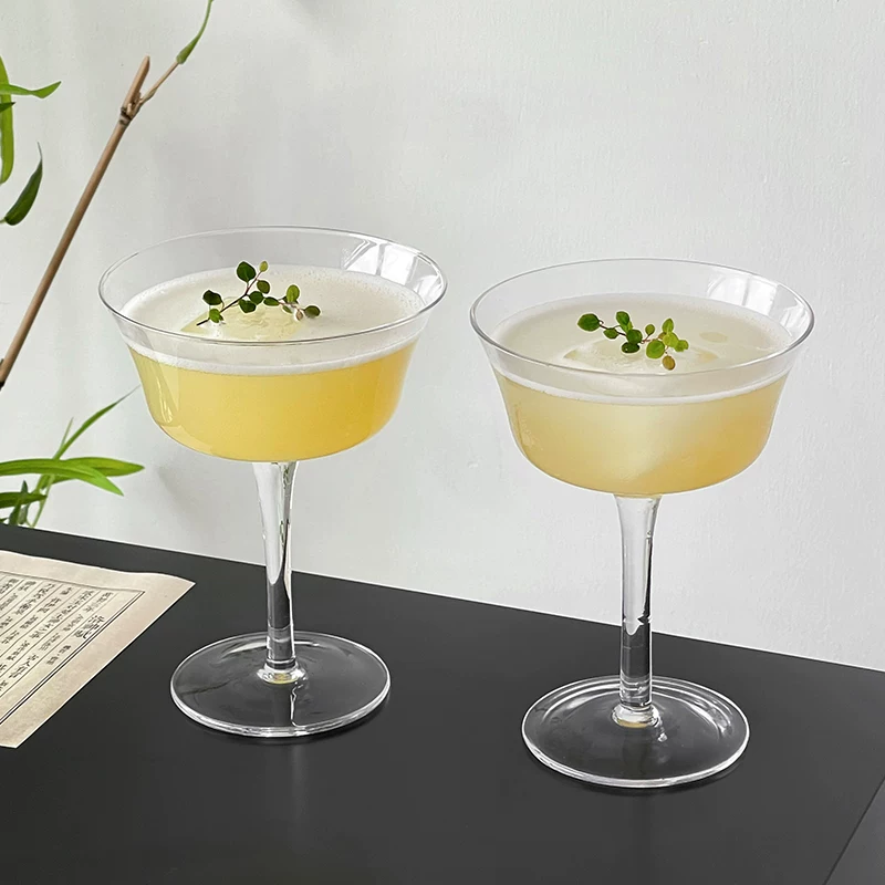 Ly uống rượu miệng rộng kiểu Nhật Bản phiên bản đặc biệt, cốc cổ điển, cốc thủy tinh cao cấp, cốc martini, cốc cocktail, cốc sâm panh.