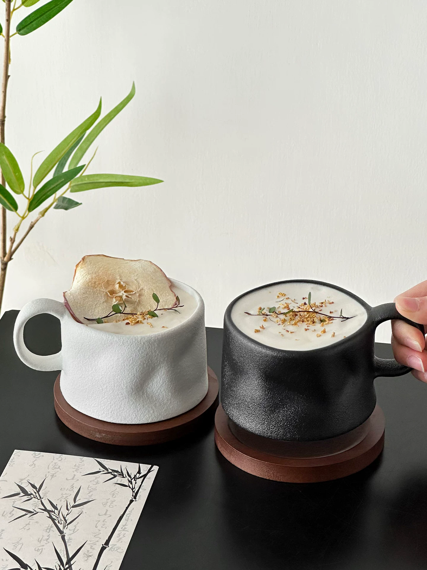 Ly sứ cao cấp, tinh xảo, họa tiết đá, thiết kế độc đáo, ly cà phê, ly latte art.
