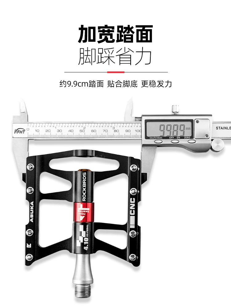Bàn đạp xe đạp Rock Brothers bàn đạp hợp kim nhôm mang bàn đạp xe đạp leo núi nhẹ mang bàn đạp đi xe đạp