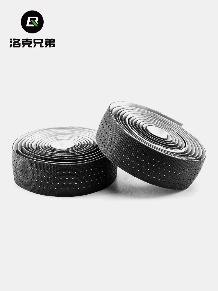 Dây đeo tay lái xe đạp Rock Brothers dây đeo tay lái xe đạp cong bằng silicon chống mài mòn, chống sốc, chống trượt, thiết bị đạp xe dành cho nam giới