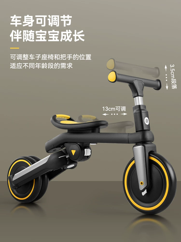 Xe thăng bằng cho trẻ em, bé trai và bé gái từ 2 đến 5 tuổi, xe scooter xoay và trượt, xe scooter đạp chân, đồ chơi quà tặng cho bé