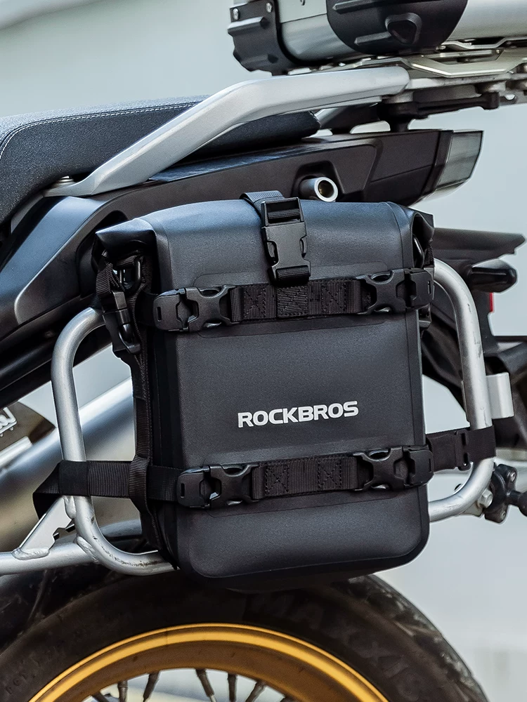Túi đựng lan can xe máy Rock Brothers túi chống nước túi lan can bên hông chống rơi túi đuôi xe máy du lịch đa chức năng